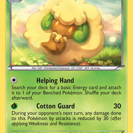 Whimsicott (11/98) [Black & White: Emerging Powers]