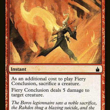 Fiery Conclusion [Ravnica: City of Guilds]
