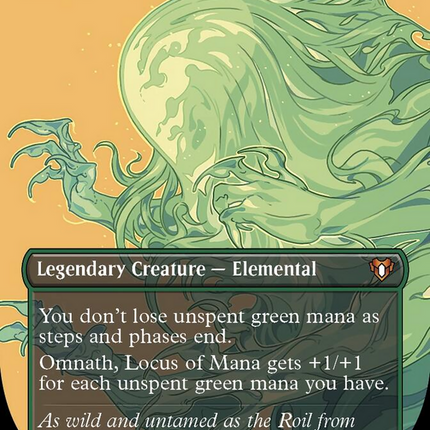Omnath, Locus of Mana (Borderless Profile) [Commander Masters]