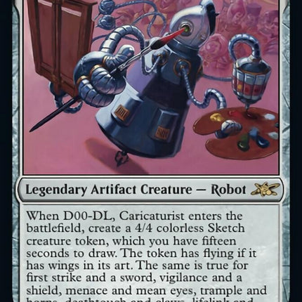 D00-DL, Caricaturist (Galaxy Foil) [Unfinity]
