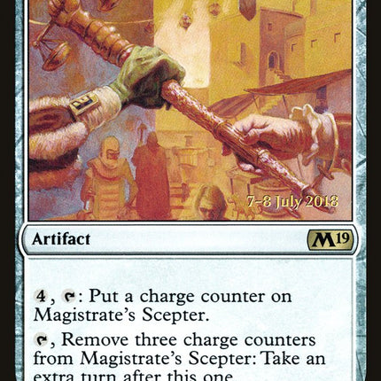 Magistrate's Scepter [Core Set 2019 Prerelease Promos]