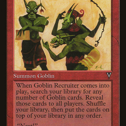 Goblin Recruiter [Visions]