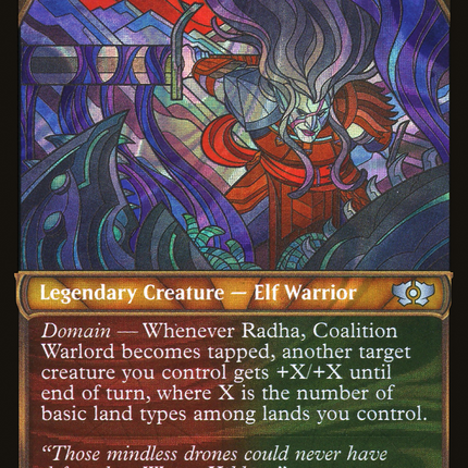 Radha, Coalition Warlord (Halo Foil) [Multiverse Legends]