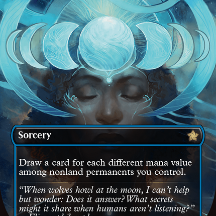 Lunar Insight (Borderless) (Mana Foil) [Foundations]