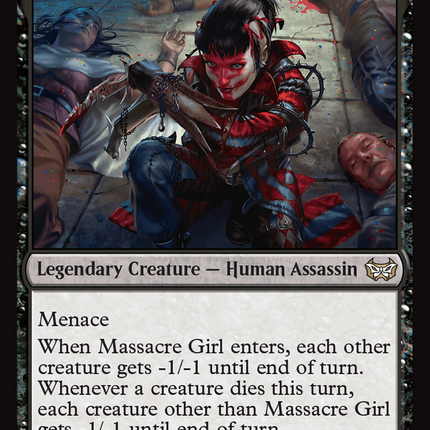 Massacre Girl [Duskmourn: House of Horror Commander]