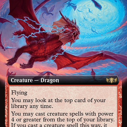 Thundermane Dragon (Extended Art) [Tarkir: Dragonstorm Commander]