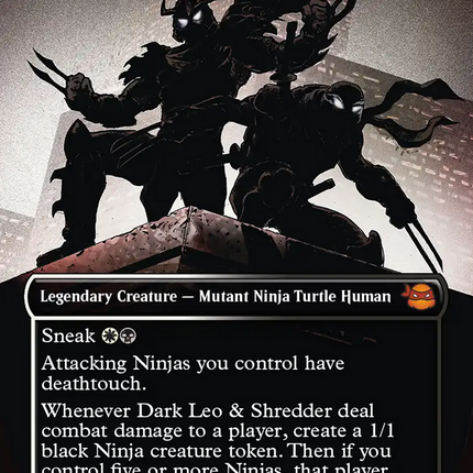 Dark Leo & Shredder (Borderless) [Teenage Mutant Ninja Turtles]