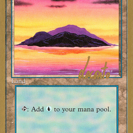 Island (ml368) (Michael Loconto) [Pro Tour Collector Set]