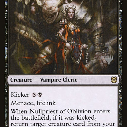 Nullpriest of Oblivion (Promo Pack) [Zendikar Rising Promos]