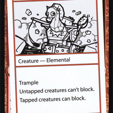 Siege Elemental [Mystery Booster Playtest Cards]