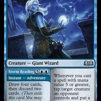 Galvanic Giant // Storm Reading [Wilds of Eldraine]