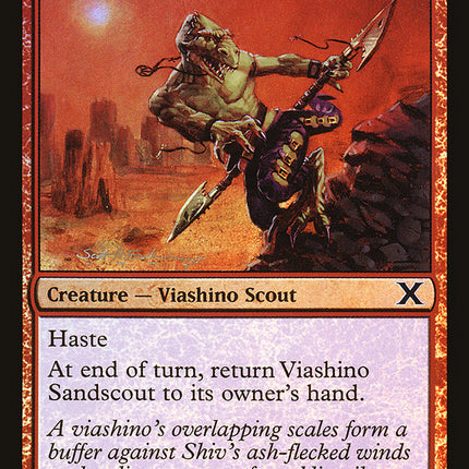 Viashino Sandscout (Premium Foil) [Tenth Edition]