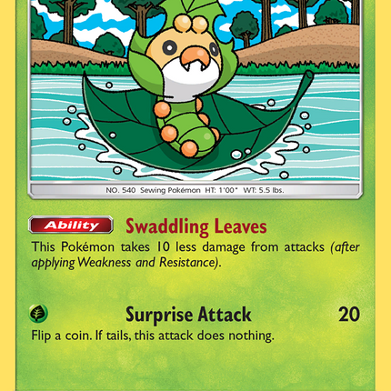 Sewaddle (7/236) [Sun & Moon: Unified Minds]