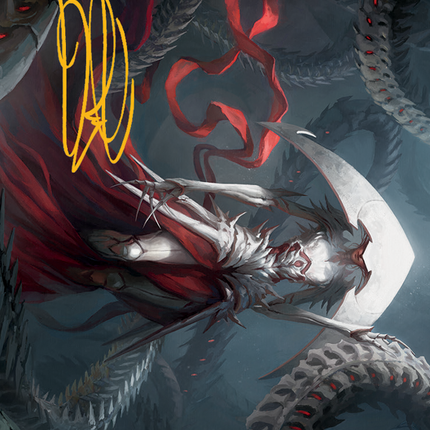 Elesh Norn Art Card (Gold-Stamped Signature) [March of the Machine Art Series]
