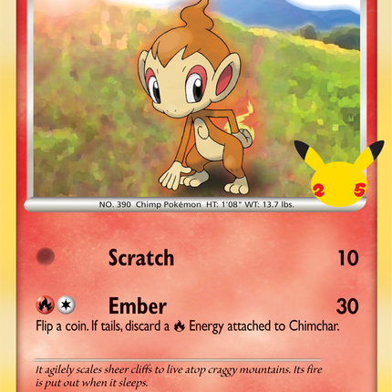 Chimchar (76/130) (Jumbo Card) [First Partner Pack]