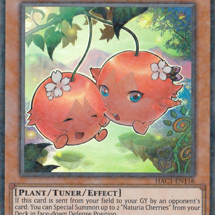 Naturia Cherries (Duel Terminal) [HAC1-EN116] Parallel Rare