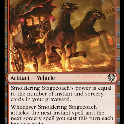 Smoldering Stagecoach [Outlaws of Thunder Junction Commander]