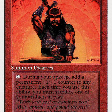 Dwarven Weaponsmith [Summer Magic / Edgar]