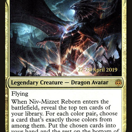Niv-Mizzet Reborn [War of the Spark Prerelease Promos]