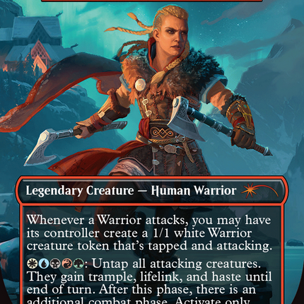 Eivor, Raven Clan Champion - Najeela, the Blade-Blossom (Rainbow Foil) [Secret Lair Drop Series]