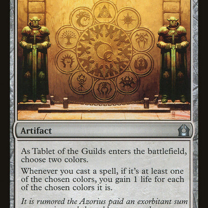 Tablet of the Guilds [Return to Ravnica]