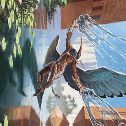 Nadu, Winged Wisdom Art Card [Modern Horizons 3 Art Series]