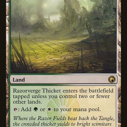 Razorverge Thicket [Scars of Mirrodin]