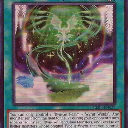 Ryu-Ge Realm - Wyrm Winds (SR) [CRBR-EN039] Super Rare