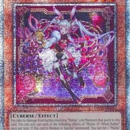 Maliss P White Rabbit (Quarter Century Secret Rare) [CRBR-EN015] Quarter Century Secret Rare