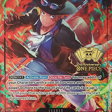 Sabo (2nd Anniversary Tournament) [One Piece Promotion Cards]