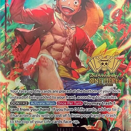 Monkey.D.Luffy (2nd Anniversary Tournament) [One Piece Promotion Cards]