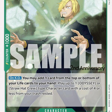 Sanji [Emperors in the New World: 2nd Anniversary Tournament Cards]