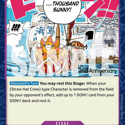 Thousand Sunny [Emperors in the New World: 2nd Anniversary Tournament Cards]