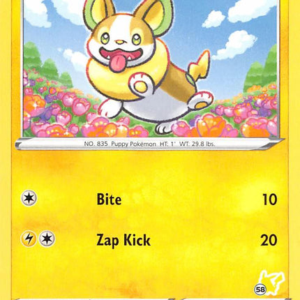 Yamper (074/202) (Pikachu Stamp #58) [Battle Academy 2022]