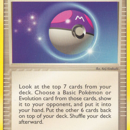 Master Ball (99/113) [EX: Delta Species]