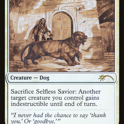 Selfless Savior (Sketch) [Secret Lair Drop Promos]