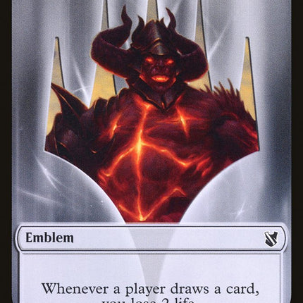 Ob Nixilis Reignited Emblem [Commander 2019 Tokens]