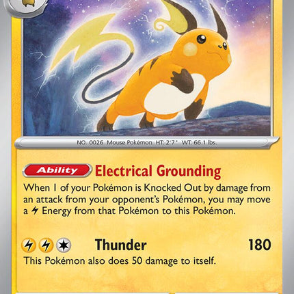 Raichu (019/091) (Theme Deck Exclusive) [Scarlet & Violet: Paldean Fates]