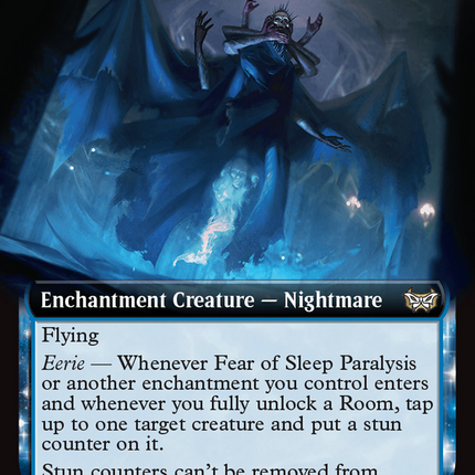 Fear of Sleep Paralysis (Extended Art) [Duskmourn: House of Horror Commander]