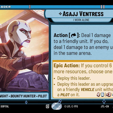 Asajj Ventress - I Work Alone (001/262) (001/257) [Jump to Lightspeed]