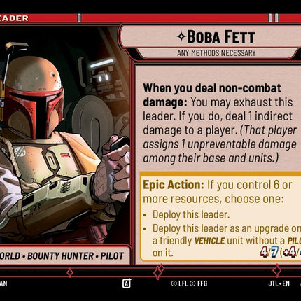 Boba Fett - Any Methods Necessary (009/262) (009/257) [Jump to Lightspeed]