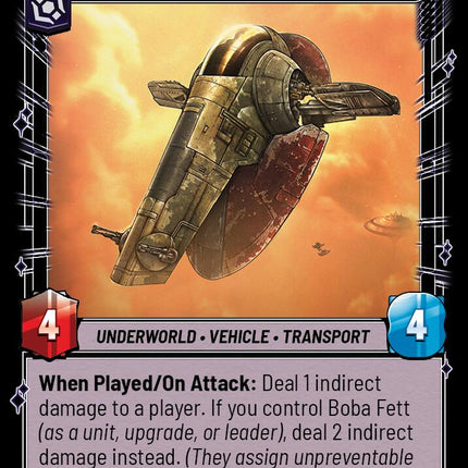 Fett's Firespray - Feared Silhouette (240/262) (240/257) [Jump to Lightspeed]