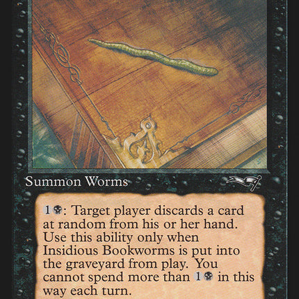 Insidious Bookworms (Single Worm) [Alliances]