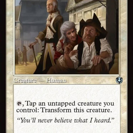 Town Gossipmonger // Incited Rabble (Retro Frame) [Innistrad Remastered]