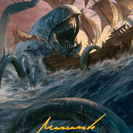 Hullbreaker Horror Art Card (Gold-Stamped Signature) [Innistrad Remastered Art Series]
