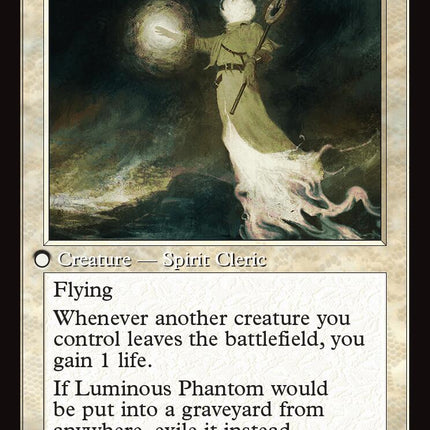 Lunarch Veteran // Luminous Phantom (Retro Frame) [Innistrad Remastered]