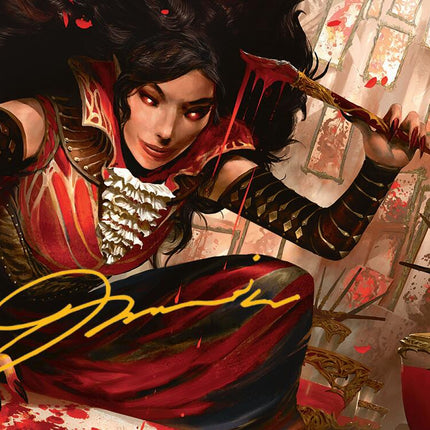 Blood Artist Art Card (Gold-Stamped Signature) [Innistrad Remastered Art Series]