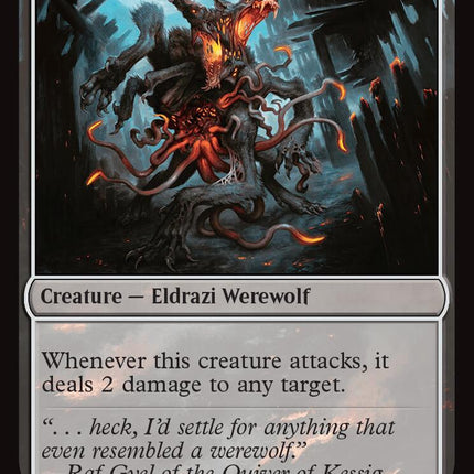 Smoldering Werewolf // Erupting Dreadwolf [Innistrad Remastered]