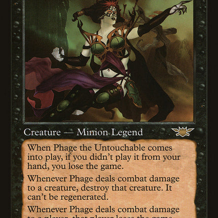 Phage the Untouchable [Legions]
