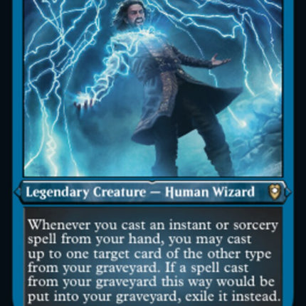 Gale, Waterdeep Prodigy (Foil Etched) [Commander Legends: Battle for Baldur's Gate]